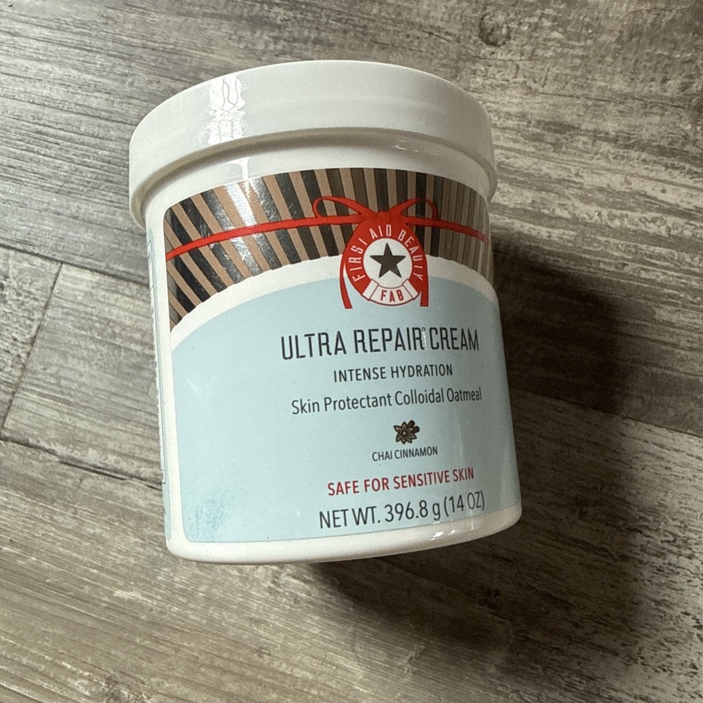 First Aid Beauty Ultra Repair Cream CHAI CINNAMON 14 oz.  396.8g Jumbo (NEW)